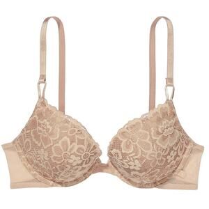 NWOT VICTORIA'S SECRET Sexy Tee Lacie Push-Up Bra Praline / Tan Size 34C